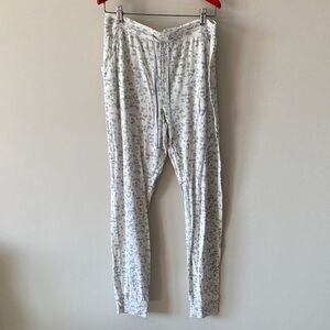 GAP Light Gray Polka Dot Lounge Pants